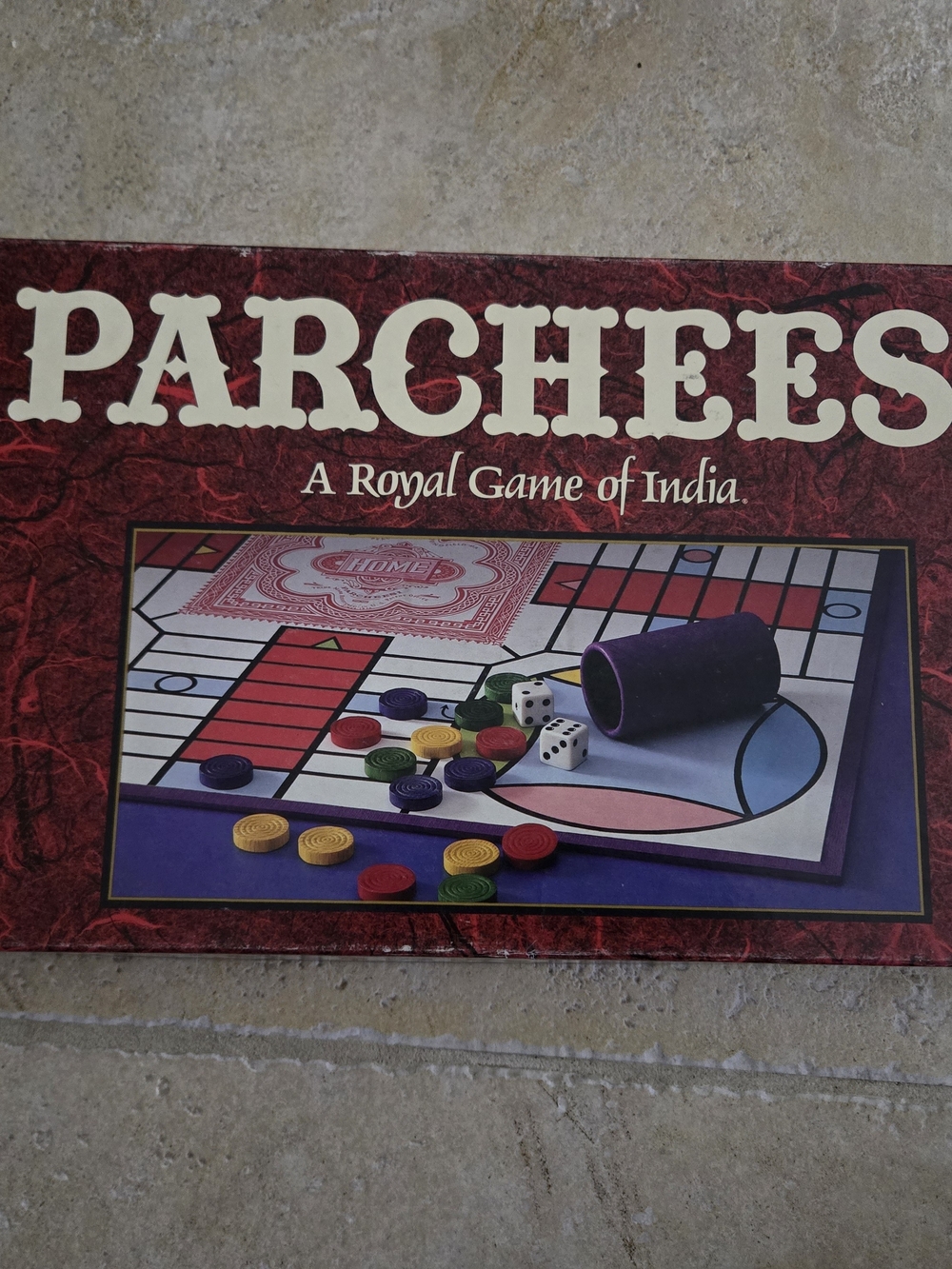 Parcheesi Classic Board Game - Purple and Multicolor